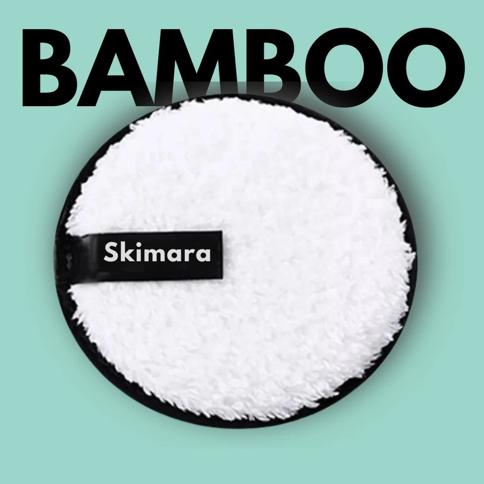 Skimara - Pads démaquillants réutilisables en bambou bio